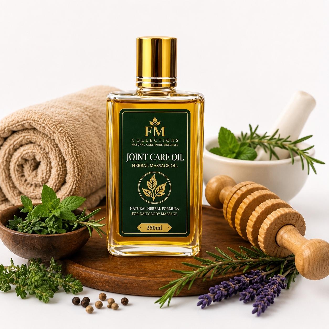 FM Joint Care Oil 250ml premium herbal massage oil 3
